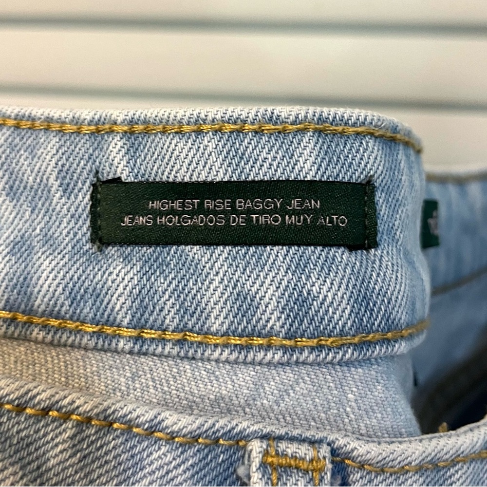 Wild Fable Highest Rise Baggy Jean size 4 - Picture 3 of 9